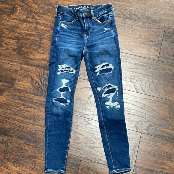 Women’s American Eagle Next Level Stretch Hi-Rise Jegging - Picture 1 of 8